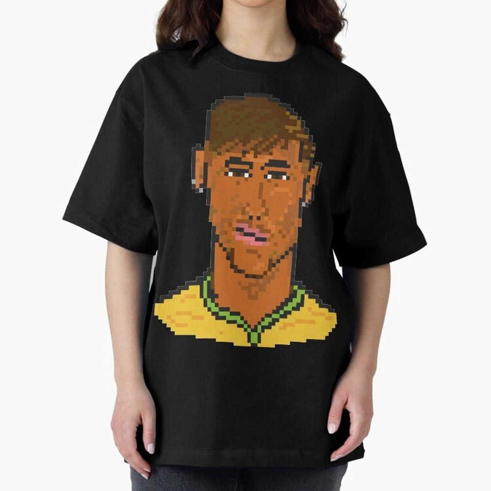 Neymar Jr Oversized T-Shirt Follow the Final Road of FIFA World Cup 2026 USA Canada Mexico Spirit, Driven by Brazil, Portugal and Argentina, Cristiano Ronaldo, Stadium Memories, Football Loyalty, International Chants and Championship Tradition;