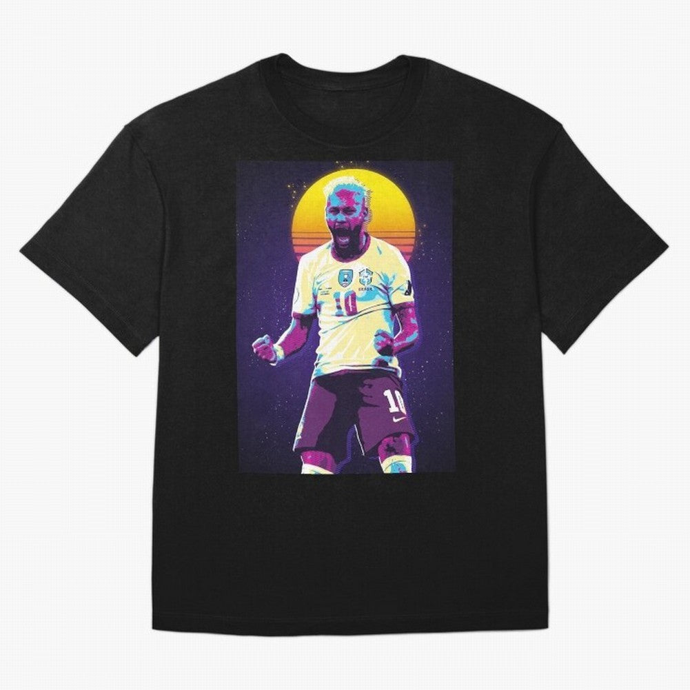 Neymar Jr selebration retro 80s Classic T-Shirt Feel the Heartbeat of the FIFA World Cup 2026 Group Stage Journey through Neymar Highlights, Spain and Netherlands Pride, Soccer Culture, Superstar Moments, National Team Dreams and Competitive Fire;