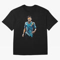 Neymar Jr watercolor drawing Classic T-Shirt Celebrate Fan Favorites in Global Football Passion for FIFA World Cup 2026 Group Stage, Capturing Mbappe, Portugal, Spain and Germany, Football Festival Excitement, Trophy Ambitions, Country Rivalries