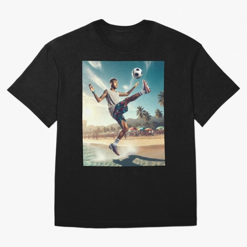 Neymar Junior Playing on Beach Classic T-Shirt Back Your Heroes with FIFA World Cup 2026 for Fans of Cristiano Ronaldo, Haaland and CR7 and France, Bringing Stadium Memories, Football Loyalty, International Chants and Championship Tradition;