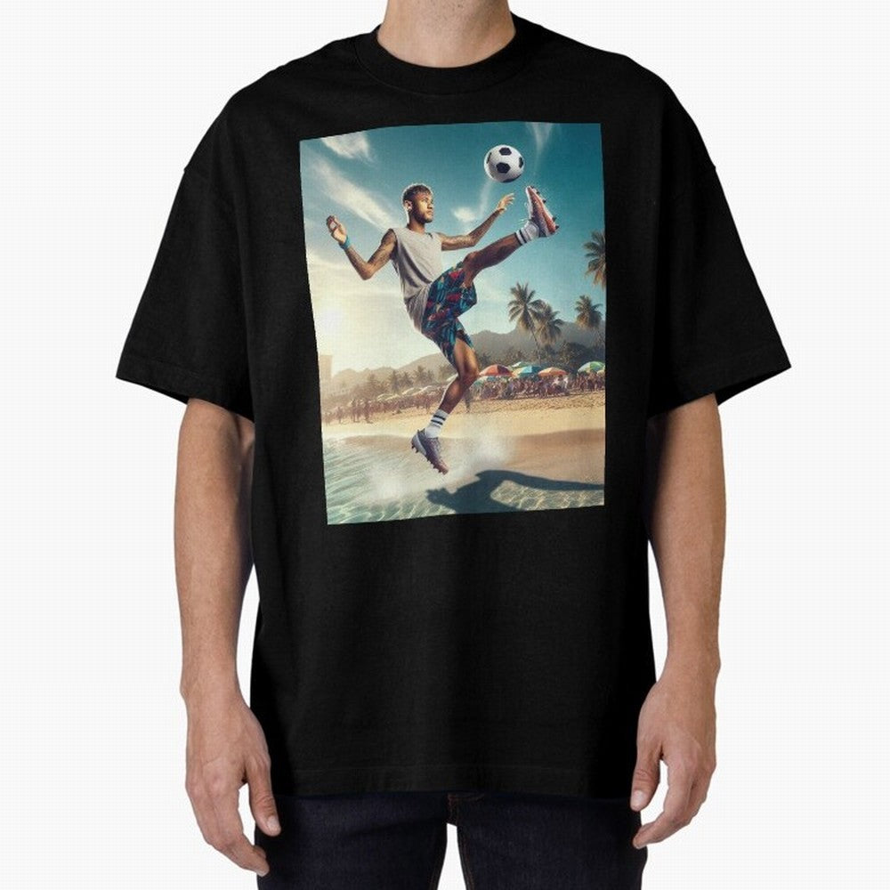 Neymar Junior Playing on Beach Classic T-Shirt Back Your Heroes with FIFA World Cup 2026 for Fans of Cristiano Ronaldo, Haaland and CR7 and France, Bringing Stadium Memories, Football Loyalty, International Chants and Championship Tradition;