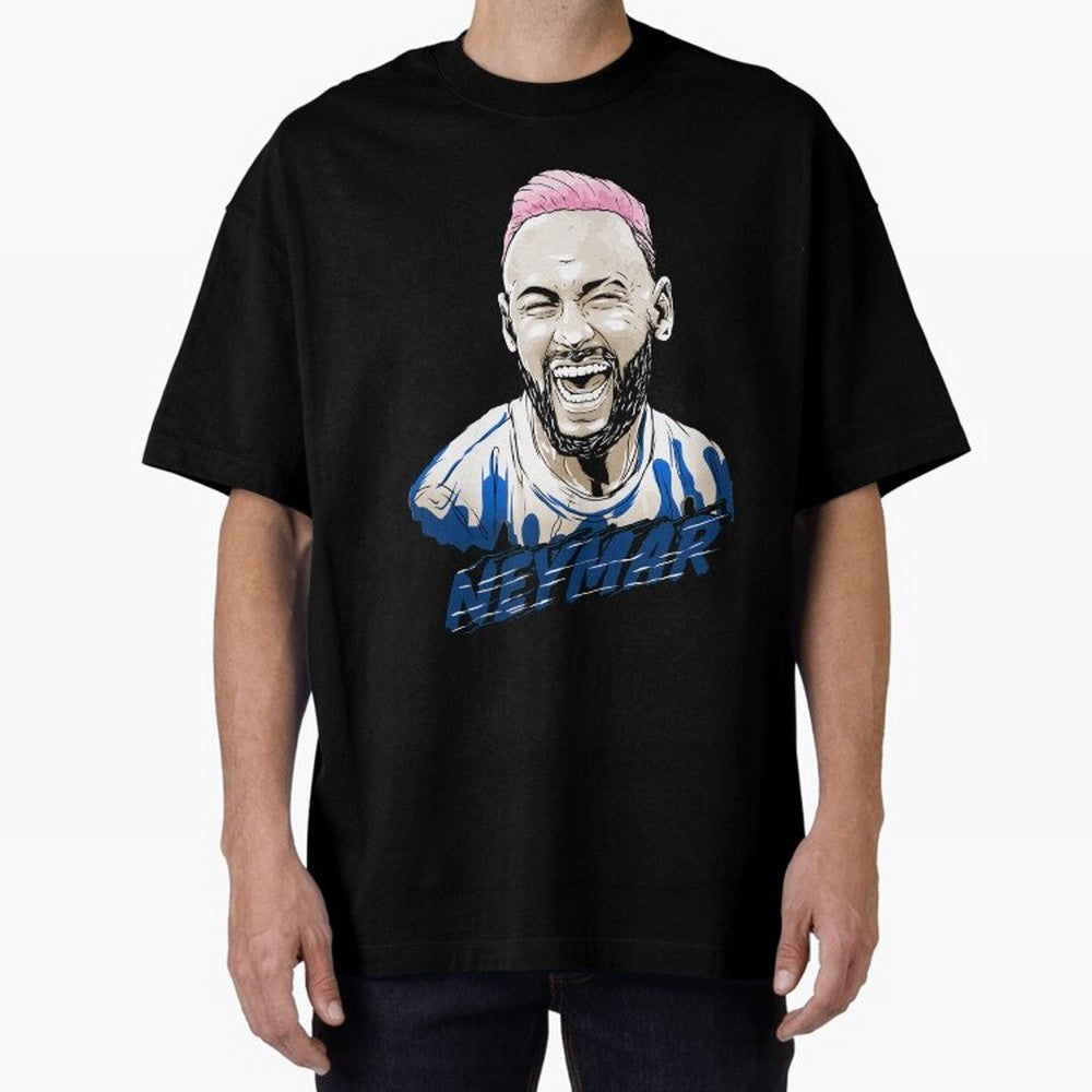 neymar superstar in paris Oversized T-Shirt Celebrate the Magic of Match Day Hype around FIFA World Cup 2026, Messi, France, Worldwide Fan Energy, Dramatic Goals, Stadium Lights and Championship Celebrations; Great for Supporters Who Love Legendary