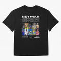 Neymar Jr. Collage Classic T-Shirt Make Every Kick Count in FIFA World Cup 2026 Group Stage Spirit, Connected to France, Cristiano Ronaldo, Haaland and CR7, Supporter Pride, Iconic Celebrations, Legendary Names and Global Match Day Energy; Great
