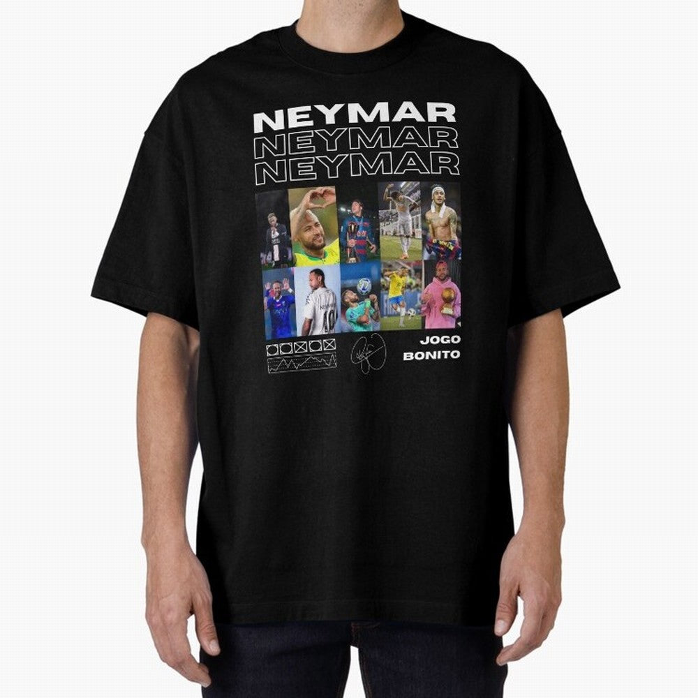 Neymar Jr. Collage Classic T-Shirt Make Every Kick Count in FIFA World Cup 2026 Group Stage Spirit, Connected to France, Cristiano Ronaldo, Haaland and CR7, Supporter Pride, Iconic Celebrations, Legendary Names and Global Match Day Energy; Great