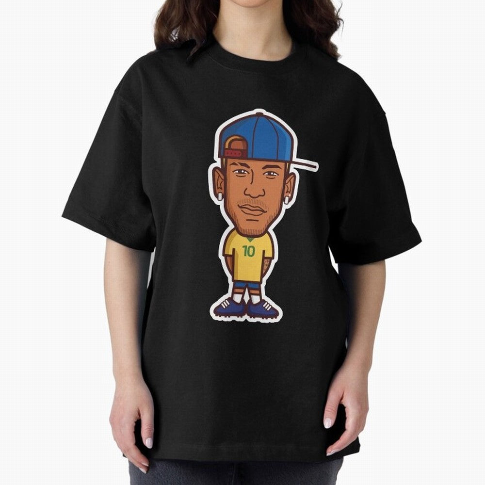 JR Oversized T-Shirt Bring World Football Passion into Match Day Hype around FIFA World Cup 2026, Mbappe and Neymar, Spain, Game Day Rituals, Football Legends, Country Pride and the Road to the Final; Made for Die Hard Supporters, Soccer Lovers,