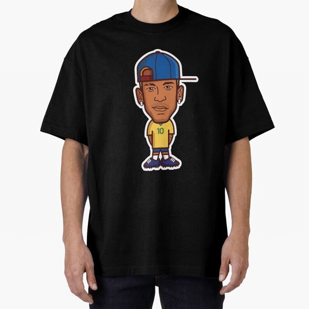 JR Oversized T-Shirt Bring World Football Passion into Match Day Hype around FIFA World Cup 2026, Mbappe and Neymar, Spain, Game Day Rituals, Football Legends, Country Pride and the Road to the Final; Made for Die Hard Supporters, Soccer Lovers,