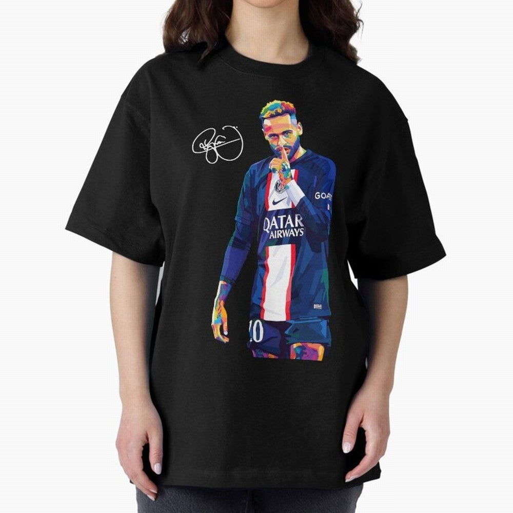 Neymar Jr Wpap Art Classic T-Shirt Support FIFA World Cup 2026 USA Canada Mexico Spirit, Inspired by Portugal, Neymar, Haaland and Cristiano Ronaldo, Sports Nostalgia, International Competition, Famous Players and Unforgettable Victories; Ideal for