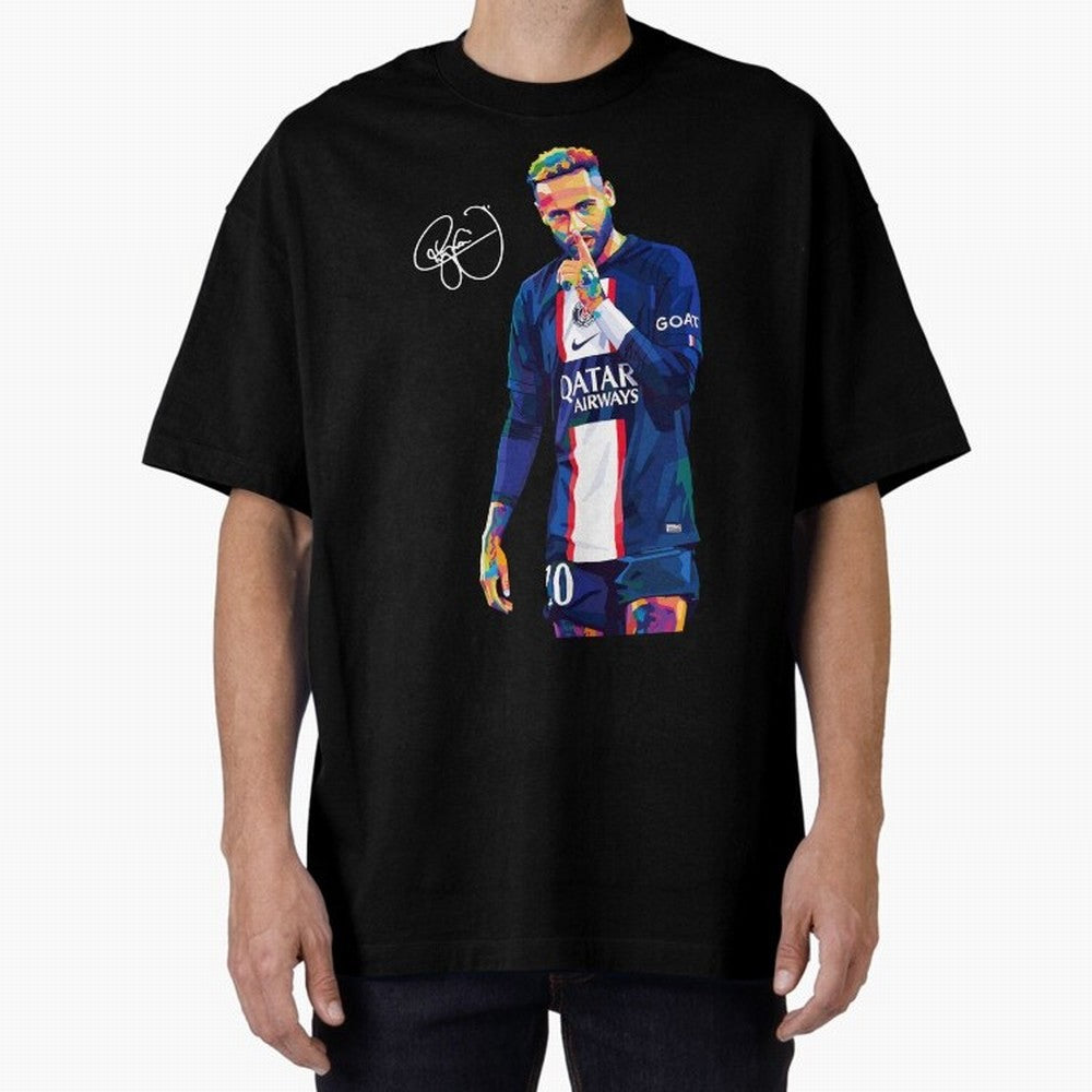 Neymar Jr Wpap Art Classic T-Shirt Support FIFA World Cup 2026 USA Canada Mexico Spirit, Inspired by Portugal, Neymar, Haaland and Cristiano Ronaldo, Sports Nostalgia, International Competition, Famous Players and Unforgettable Victories; Ideal for