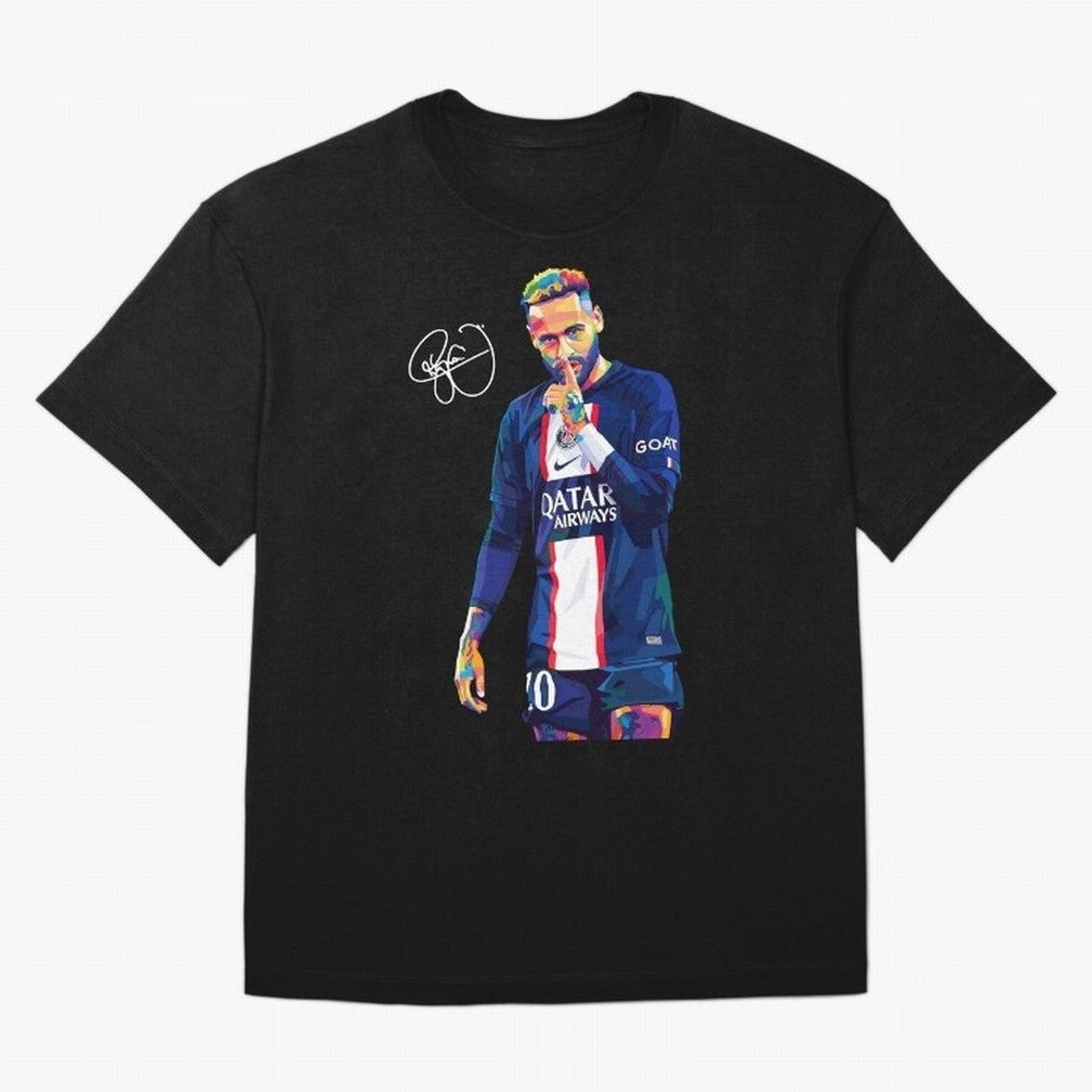 Neymar Jr Wpap Art Classic T-Shirt Support FIFA World Cup 2026 USA Canada Mexico Spirit, Inspired by Portugal, Neymar, Haaland and Cristiano Ronaldo, Sports Nostalgia, International Competition, Famous Players and Unforgettable Victories; Ideal for
