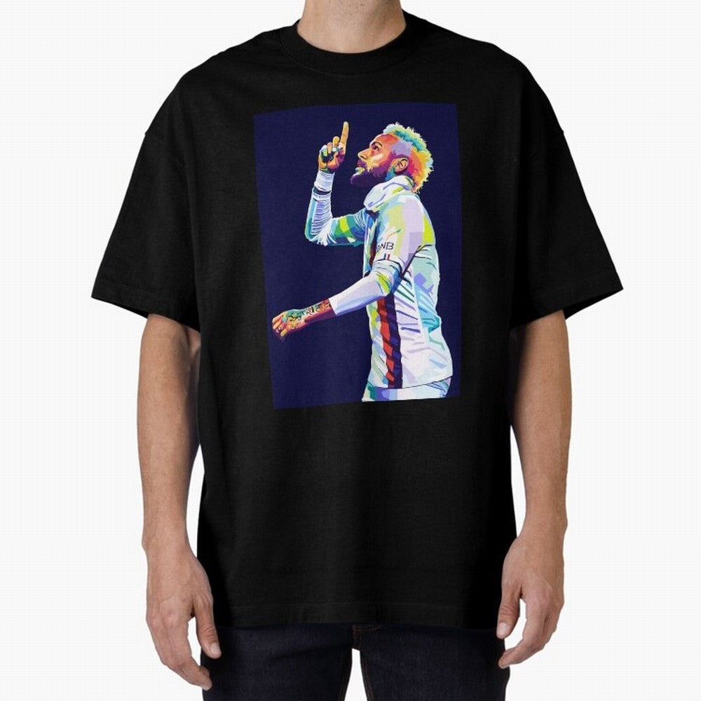 Neymar Jr Wpap Pop art Classic T-Shirt Celebrate Classic Football Spirit in Global Football Passion for FIFA World Cup 2026 USA Canada Mexico, Celebrating Mbappe and Neymar, Argentina, Game Day Rituals, Football Legends, Country Pride and the Road