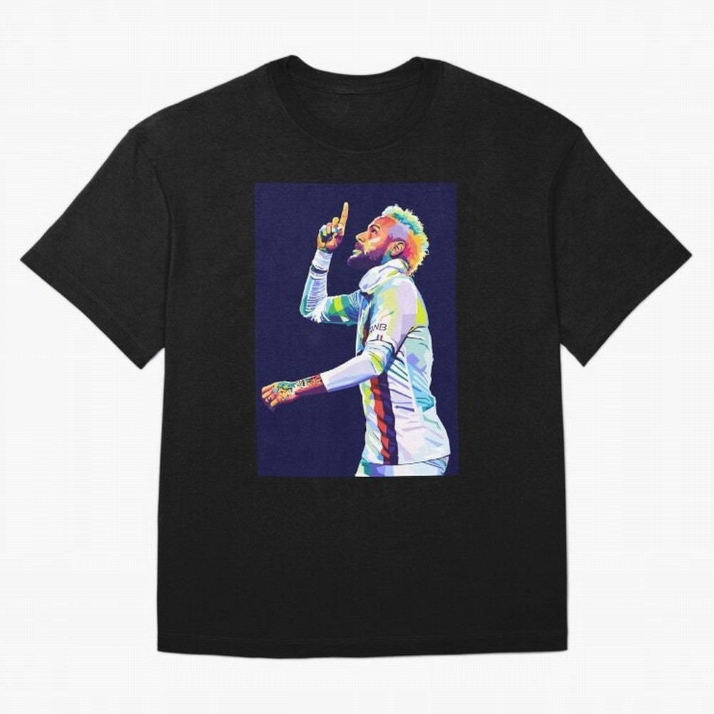 Neymar Jr Wpap Pop art Classic T-Shirt Celebrate Classic Football Spirit in Global Football Passion for FIFA World Cup 2026 USA Canada Mexico, Celebrating Mbappe and Neymar, Argentina, Game Day Rituals, Football Legends, Country Pride and the Road