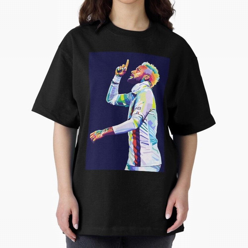 Neymar Jr Wpap Pop art Classic T-Shirt Celebrate Classic Football Spirit in Global Football Passion for FIFA World Cup 2026 USA Canada Mexico, Celebrating Mbappe and Neymar, Argentina, Game Day Rituals, Football Legends, Country Pride and the Road