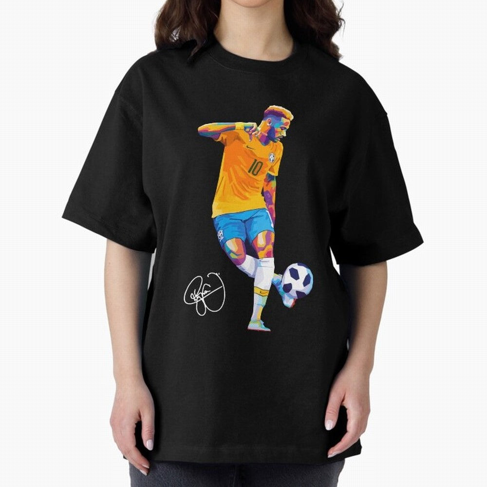 Neymar Jr Footballer Wpap Art Classic T-Shirt Make Every Match About FIFA World Cup 2026 Group Stage for Fans of Neymar, Haaland and Cristiano Ronaldo and Argentina, Bringing Classic Soccer Heritage, Championship Pressure, Fan Loyalty and