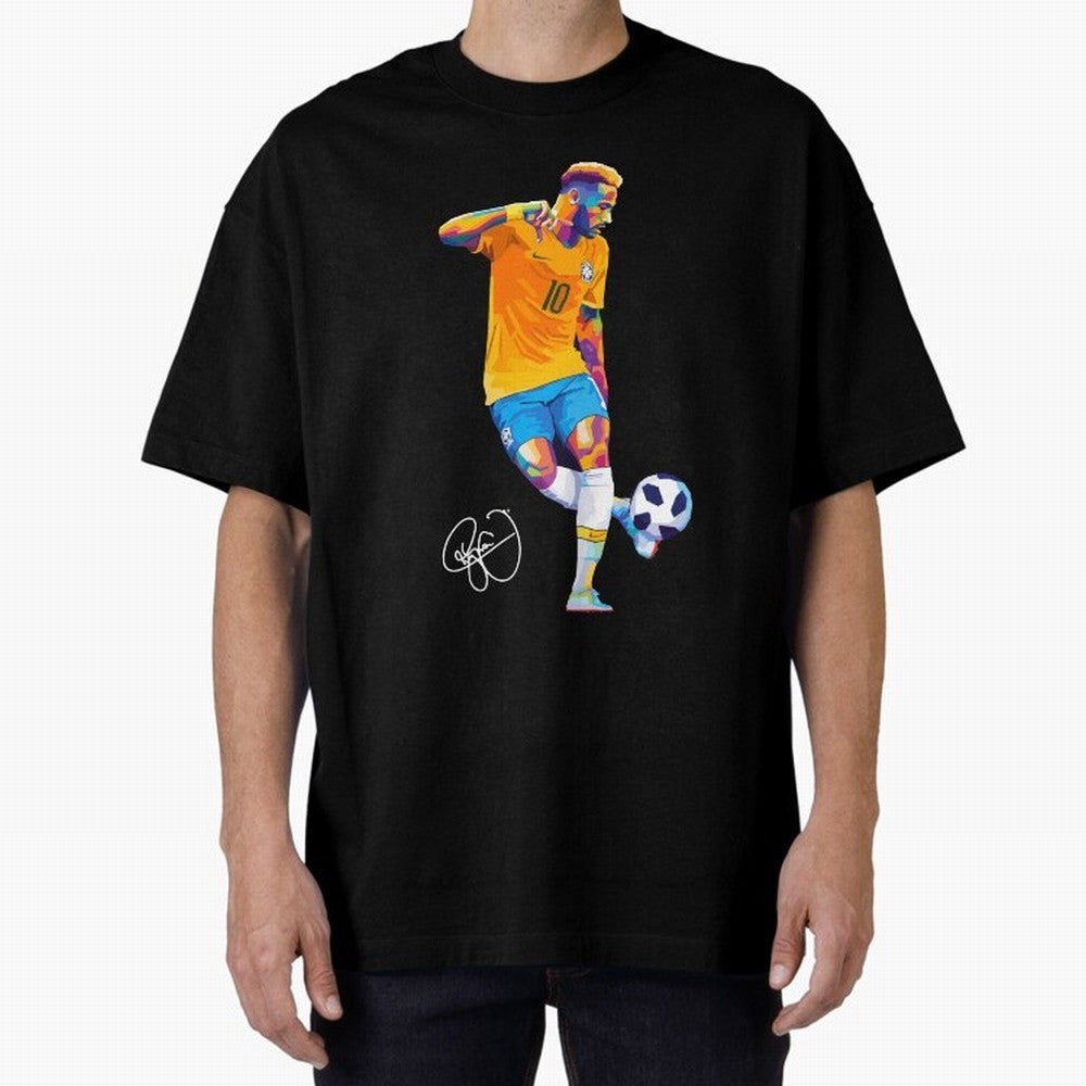Neymar Jr Footballer Wpap Art Classic T-Shirt Make Every Match About FIFA World Cup 2026 Group Stage for Fans of Neymar, Haaland and Cristiano Ronaldo and Argentina, Bringing Classic Soccer Heritage, Championship Pressure, Fan Loyalty and