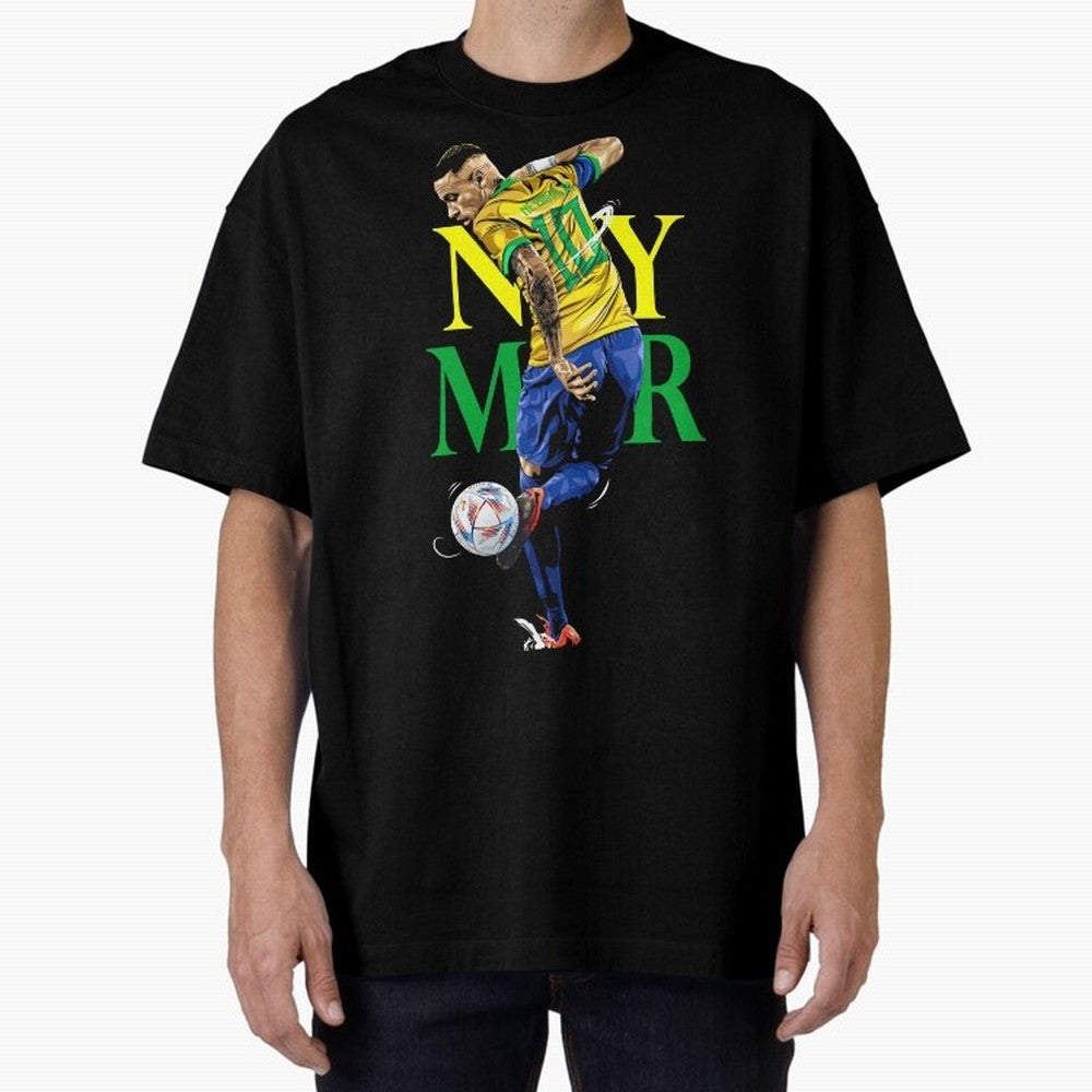 Neymar JR Brazil Oversized T-Shirt Get Ready for the FIFA World Cup 2026 USA Canada Mexico Journey through Neymar Highlights, Argentina Pride, Supporter Pride, Iconic Celebrations, Legendary Names and Global Match Day Energy; Created for Match Day