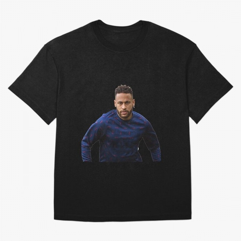 Neymar Junior Sticker Oversized T-Shirt Show Championship Spirit for Global Football Passion for FIFA World Cup 2026, Built around Mbappe, Germany, Soccer Culture, Superstar Moments, National Team Dreams and Competitive Fire; Created for Match Day