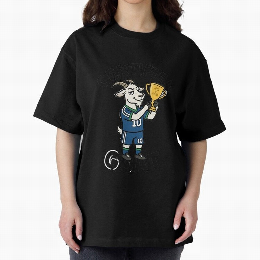 Certified G.O.A.T Classic T-Shirt Stand Out with Spirit from FIFA World Cup 2026 Group Stage for Fans of CR7 and Messi and Portugal, Spain and Germany, Bringing Retro Football Energy, Iconic Rivalries, Trophy Chase Drama and Stadium Atmosphere;