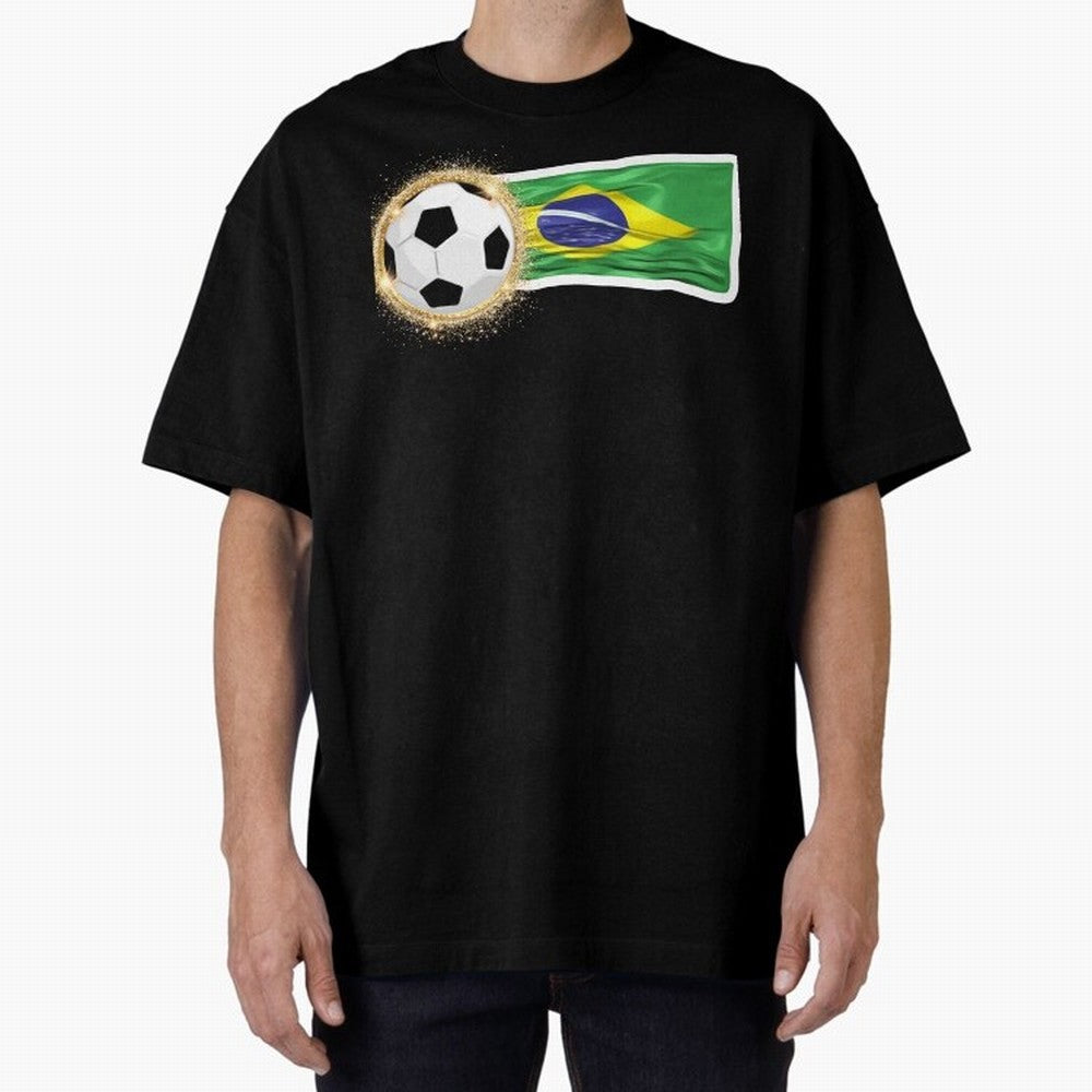 BRAZIL - BRAZILIAN FOOTBALL STICKER Classic T-Shirt Celebrate the Magic of the FIFA World Cup 2026 Journey through CR7 Highlights, Netherlands Pride, Soccer Culture, Superstar Moments, National Team Dreams and Competitive Fire; Perfect for Fans,
