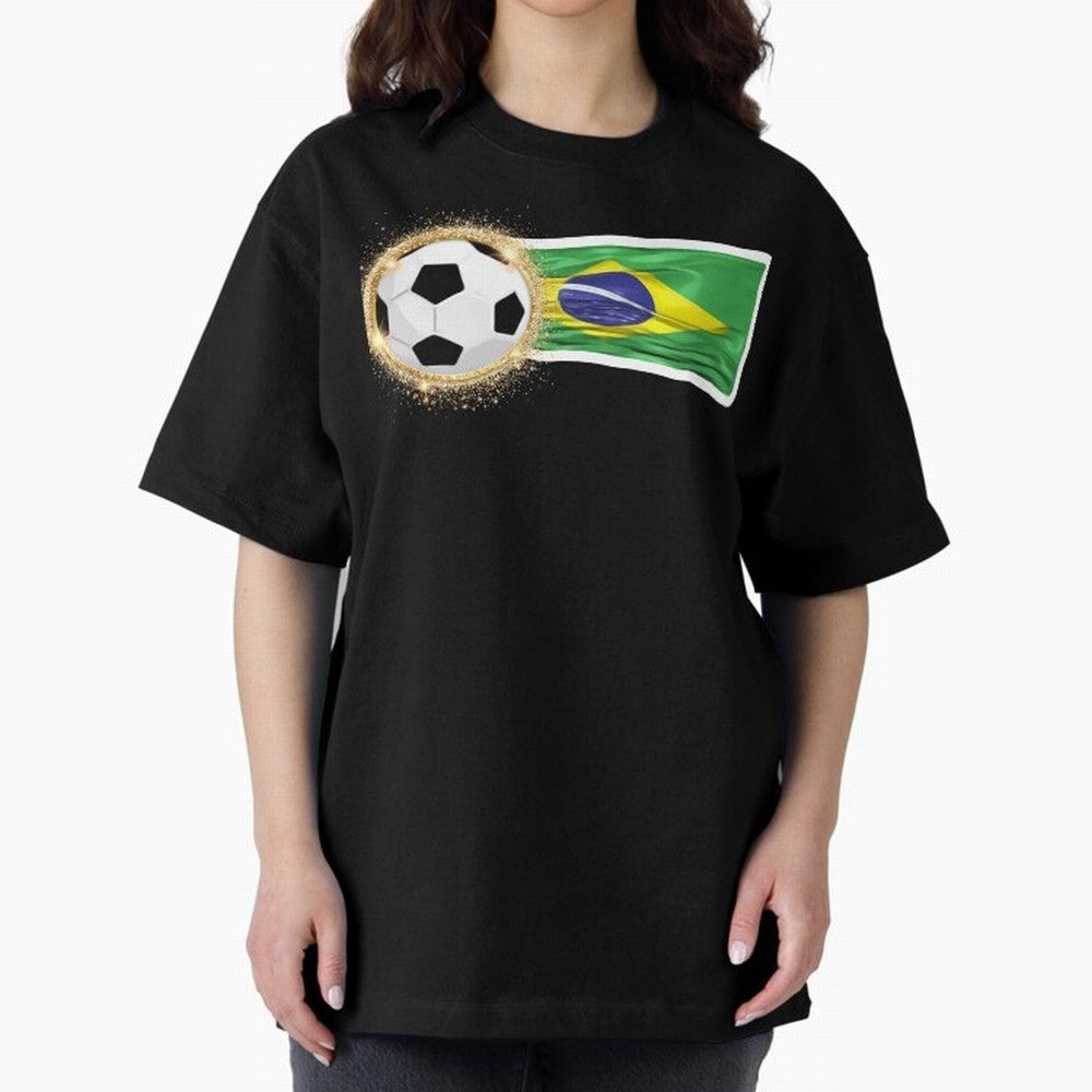 BRAZIL - BRAZILIAN FOOTBALL STICKER Classic T-Shirt Celebrate the Magic of the FIFA World Cup 2026 Journey through CR7 Highlights, Netherlands Pride, Soccer Culture, Superstar Moments, National Team Dreams and Competitive Fire; Perfect for Fans,