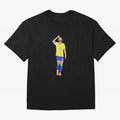 Neymar Brazil Football Captain Oversized T-Shirt Fuel the Hype around FIFA World Cup 2026 USA Canada Mexico Spirit, Made for Brazil, Portugal and Argentina, Messi, Neymar and Mbappe, Supporter Pride, Iconic Celebrations, Legendary Names and Global