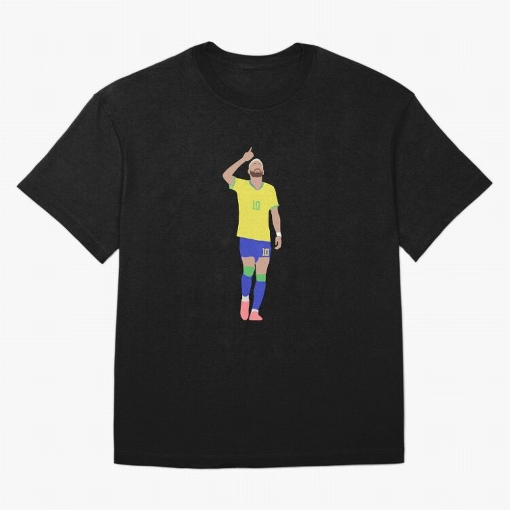 Neymar Brazil Football Captain Oversized T-Shirt Fuel the Hype around FIFA World Cup 2026 USA Canada Mexico Spirit, Made for Brazil, Portugal and Argentina, Messi, Neymar and Mbappe, Supporter Pride, Iconic Celebrations, Legendary Names and Global