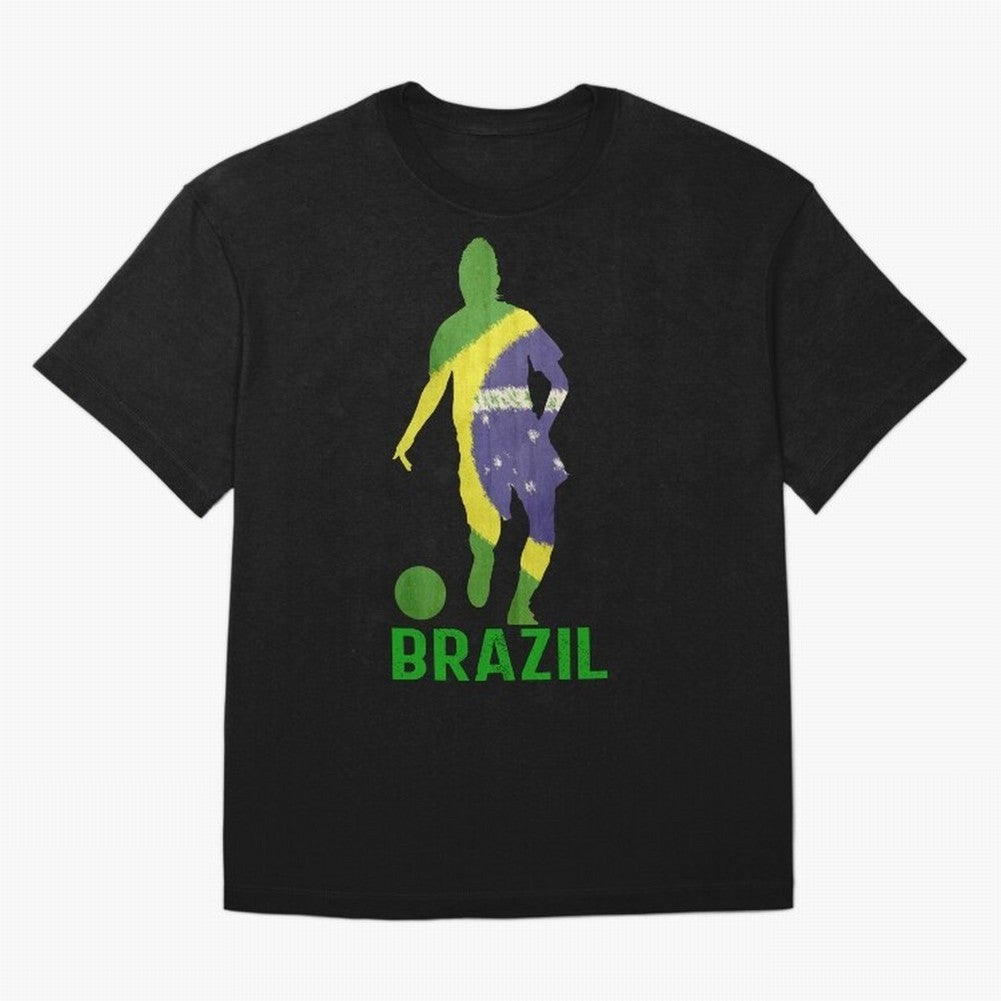 Brazil Essential T-Shirt Honor the Football Icons of Match Day Hype around FIFA World Cup 2026 Group Stage, Mbappe, France, Global Supporter Spirit, Legendary Goals, National Colors and Tournament Celebration; Great for Watch Parties, Sports Bars,