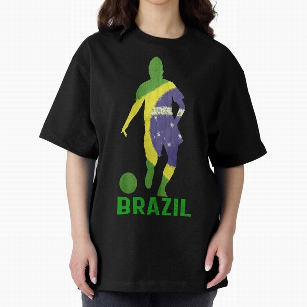 Brazil Essential T-Shirt Honor the Football Icons of Match Day Hype around FIFA World Cup 2026 Group Stage, Mbappe, France, Global Supporter Spirit, Legendary Goals, National Colors and Tournament Celebration; Great for Watch Parties, Sports Bars,