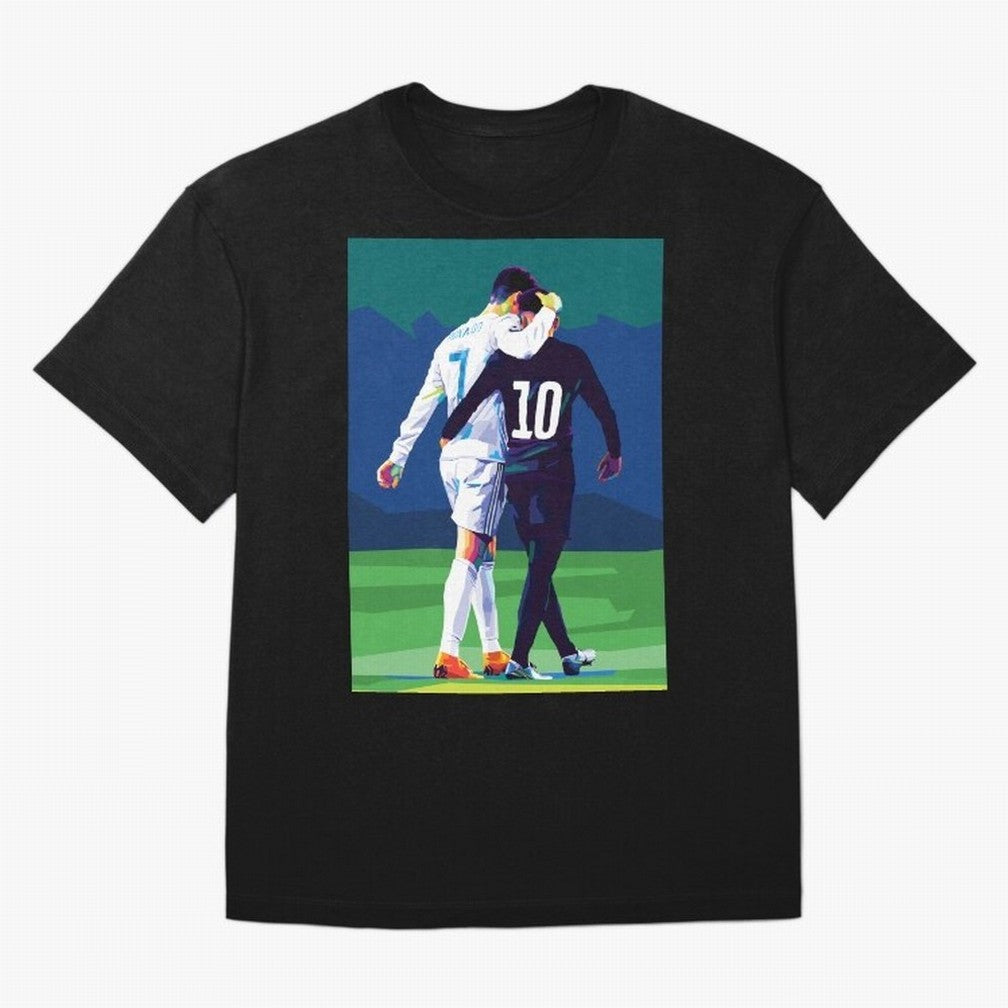 Ronaldo x Neymar Wpap Art Classic T-Shirt Turn Every Weekend Toward Match Day Hype around FIFA World Cup 2026 USA Canada Mexico, Mbappe, Argentina, Football History, Final Match Energy, Crowd Noise and Once in a Lifetime Moments; Built for