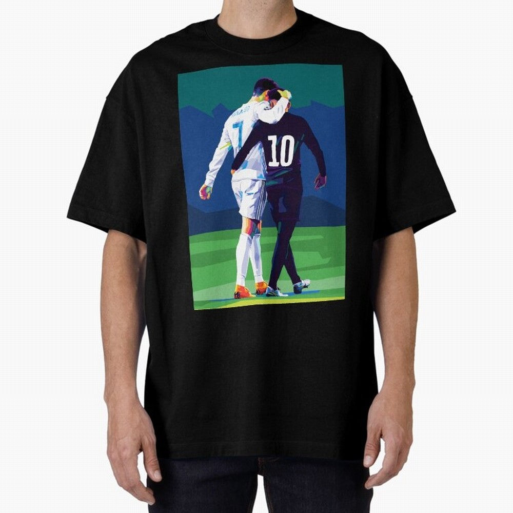 Ronaldo x Neymar Wpap Art Classic T-Shirt Turn Every Weekend Toward Match Day Hype around FIFA World Cup 2026 USA Canada Mexico, Mbappe, Argentina, Football History, Final Match Energy, Crowd Noise and Once in a Lifetime Moments; Built for