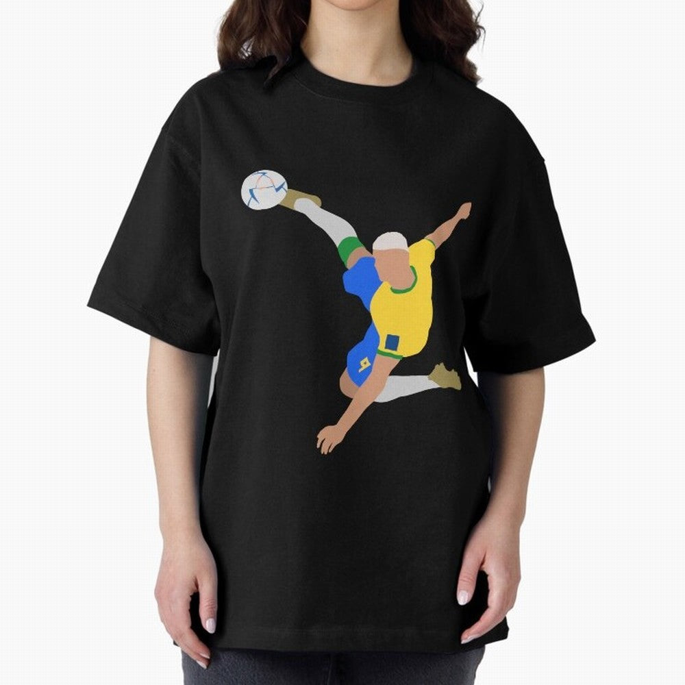 Richarlison Brazil Bicycle Kick Football Goal Classic T-Shirt Live the Energy of Global Football Passion for FIFA World Cup 2026, Connected to Messi and Cristiano Ronaldo, England and Germany, Match Day Excitement, Supporter Culture, Golden Goals