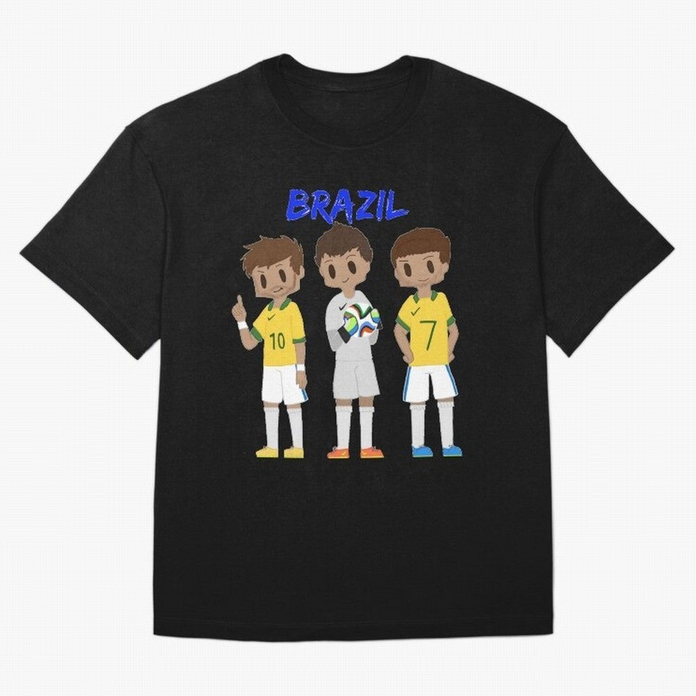 Brazil Essential T-Shirt Bring Stadium Energy to FIFA World Cup 2026 Group Stage Connected to Messi, CR7 and Mbappe, Argentina, France and Brazil Energy, Champion Mindset, Group Stage Buzz, Knockout Tension and Passionate Fan Culture; Great for