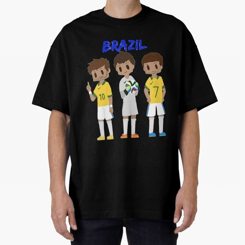 Brazil Essential T-Shirt Bring Stadium Energy to FIFA World Cup 2026 Group Stage Connected to Messi, CR7 and Mbappe, Argentina, France and Brazil Energy, Champion Mindset, Group Stage Buzz, Knockout Tension and Passionate Fan Culture; Great for