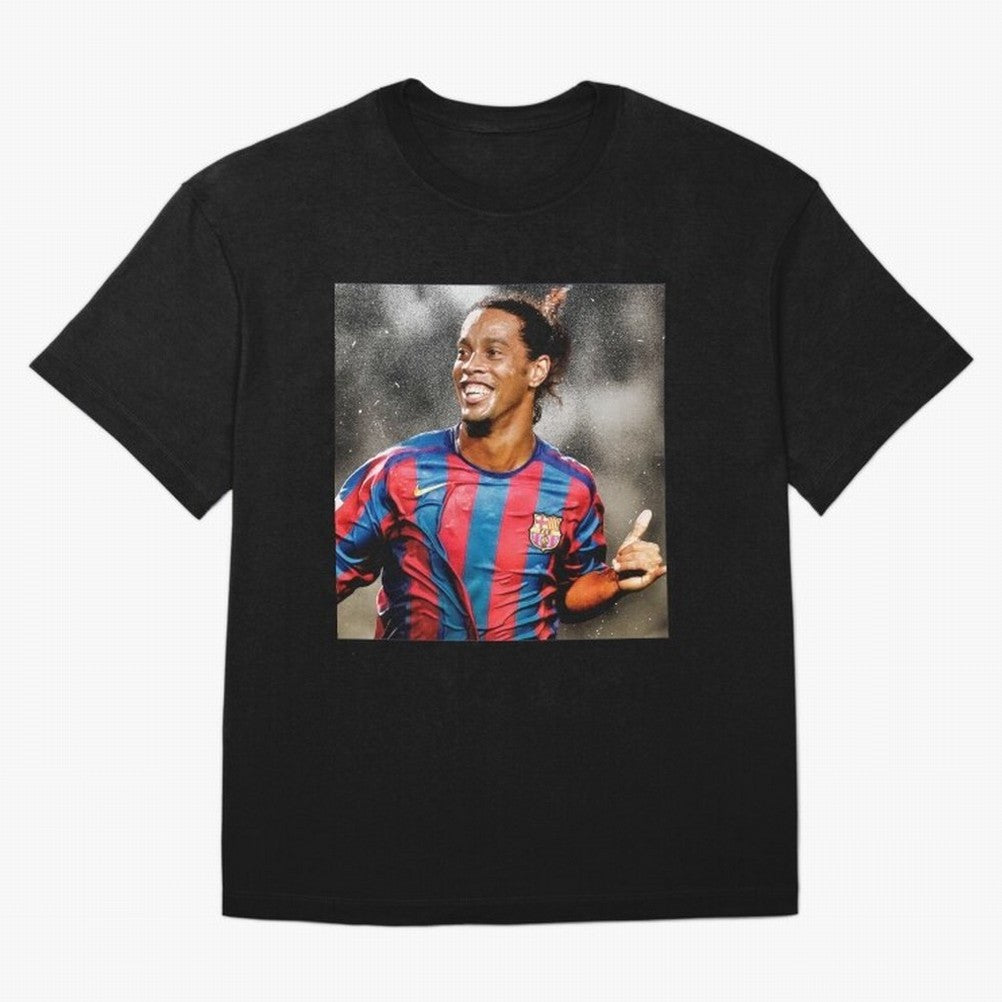 ronaldinho Classic T-Shirt Celebrate Unforgettable Nights in FIFA World Cup 2026 Group Stage Spirit, Highlighting England and Germany, Mbappe and Neymar, Retro Football Energy, Iconic Rivalries, Trophy Chase Drama and Stadium Atmosphere; Made for