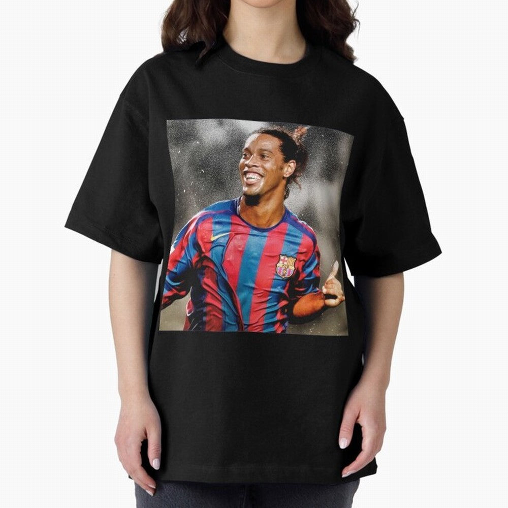 ronaldinho Classic T-Shirt Celebrate Unforgettable Nights in FIFA World Cup 2026 Group Stage Spirit, Highlighting England and Germany, Mbappe and Neymar, Retro Football Energy, Iconic Rivalries, Trophy Chase Drama and Stadium Atmosphere; Made for