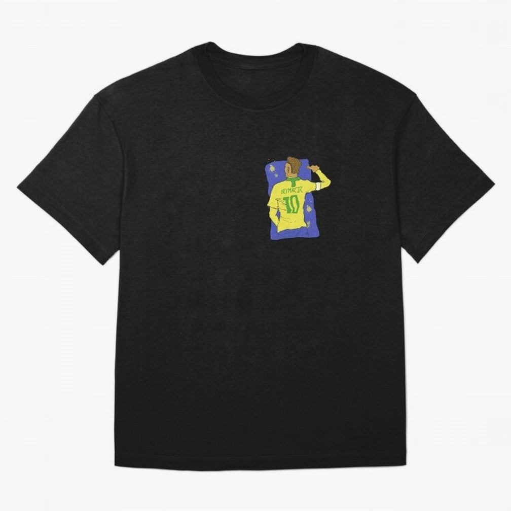 Neymar Jr. in Brazilian Glory Oversized T-Shirt Capture Stadium Memories from Match Day Hype around FIFA World Cup 2026 Group Stage, Messi, CR7 and Mbappe, Germany, Global Supporter Spirit, Legendary Goals, National Colors and Tournament