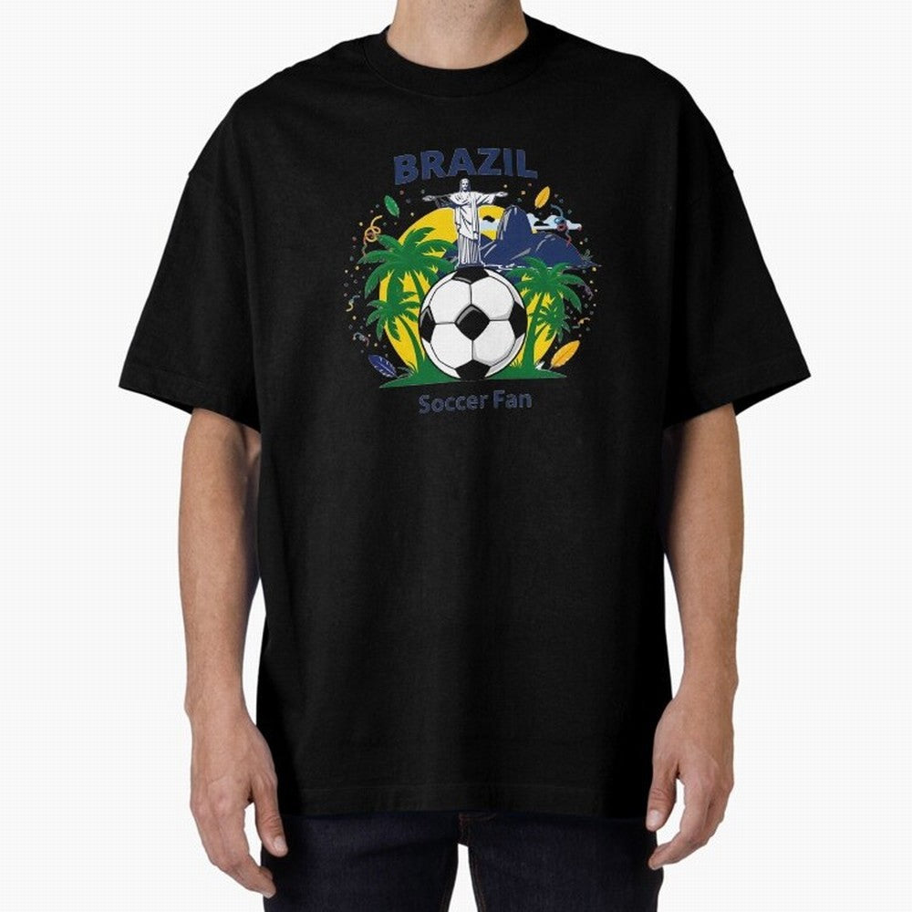 Brazil Soccer Fan T-shirt Classic T-Shirt Follow the Road to FIFA World Cup 2026 Group Stage Spirit, Filled with England and Germany, Messi and Cristiano Ronaldo, Fan Favorite Moments, National Team Passion, Big Match Drama and Soccer History;