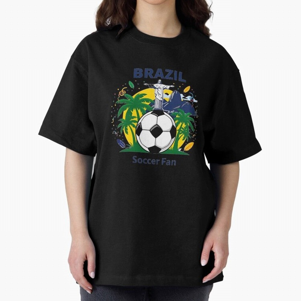 Brazil Soccer Fan T-shirt Classic T-Shirt Follow the Road to FIFA World Cup 2026 Group Stage Spirit, Filled with England and Germany, Messi and Cristiano Ronaldo, Fan Favorite Moments, National Team Passion, Big Match Drama and Soccer History;