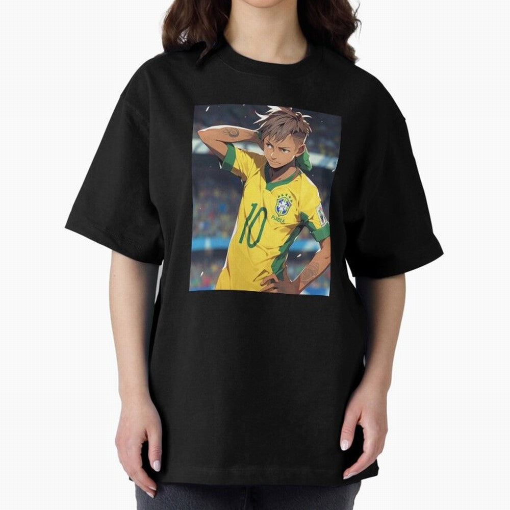 Neymar Anime Soccer Classic T-Shirt Make Memories around FIFA World Cup 2026 for Fans of Haaland and France and Portugal, Bringing Tournament Hype, Historic Matchups, Family Viewing Parties and Global Sports Pride; Made for Die Hard Supporters,