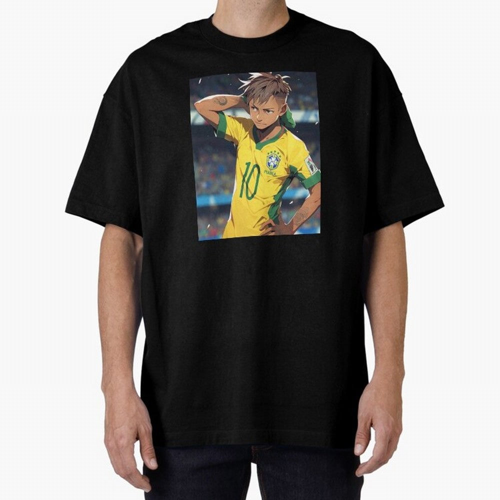Neymar Anime Soccer Classic T-Shirt Make Memories around FIFA World Cup 2026 for Fans of Haaland and France and Portugal, Bringing Tournament Hype, Historic Matchups, Family Viewing Parties and Global Sports Pride; Made for Die Hard Supporters,