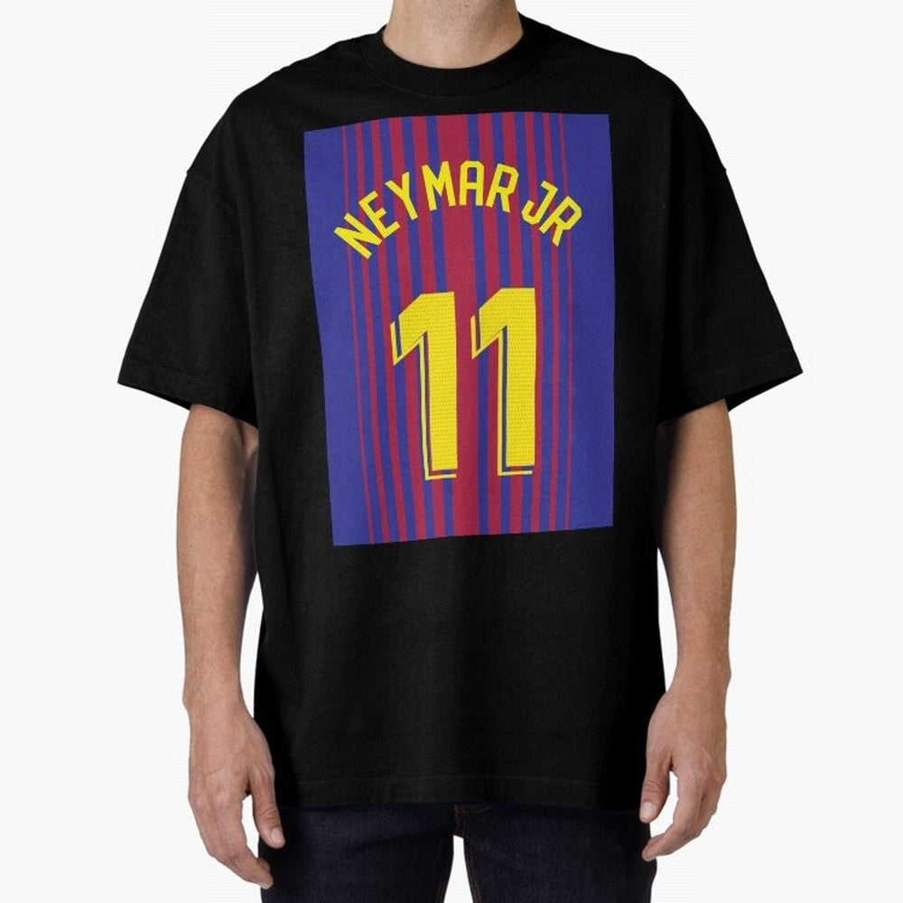 NEYMAR JR FOOTBALL SOCCER JERSEY BARCELONA Oversized T-Shirt Celebrate Unforgettable Nights in FIFA World Cup 2026 Group Stage for Fans of Neymar, Haaland and Cristiano Ronaldo and Spain, Bringing Football History, Final Match Energy, Crowd Noise