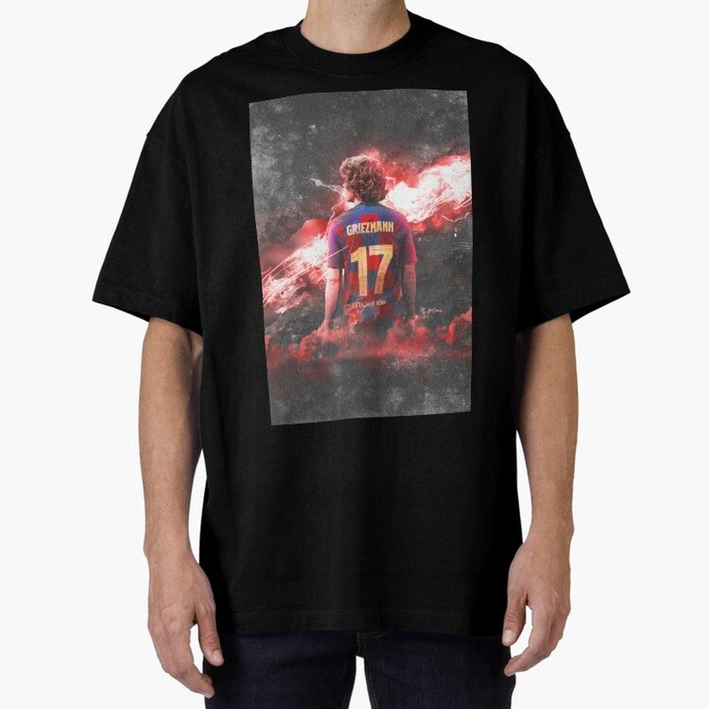 Barcelona Greizmann Classic T-Shirt Elevate Global Football Passion for FIFA World Cup 2026 USA Canada Mexico, Centered on Haaland, France and Portugal, Vintage Soccer Flavor, Modern Football Stars, National Flags and Final Night Emotion; Made for