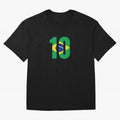 10 - Neymar JR - Brazil Flag Classic T-Shirt Celebrate the Next Chapter of Match Day Hype around FIFA World Cup 2026, Neymar, Haaland and Cristiano Ronaldo, Netherlands, Goal Celebration Energy, Supporter Heritage, Football Icons and Worldwide