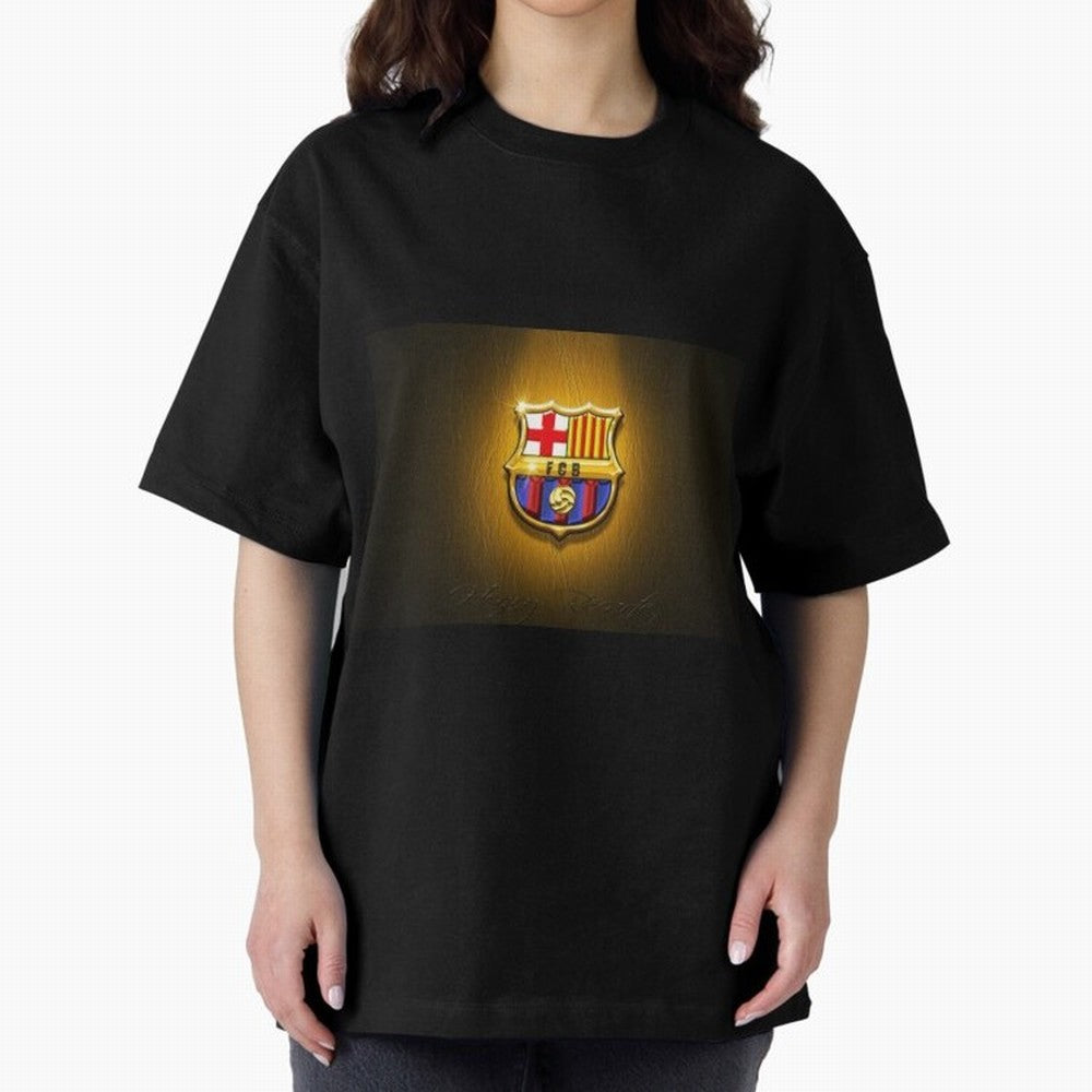 barcelona Oversized T-Shirt Celebrate Football Dreams Across FIFA World Cup 2026 for Fans of Mbappe and Neymar and Argentina, France and Brazil, Bringing Fan Favorite Moments, National Team Passion, Big Match Drama and Soccer History; Ideal for