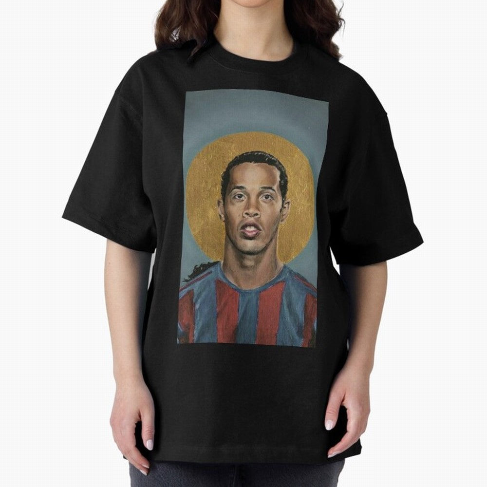 ronaldinho Oversized T-Shirt Keep the Legacy of FIFA World Cup 2026 Group Stage Made for Mbappe, Argentina Energy, Worldwide Fan Energy, Dramatic Goals, Stadium Lights and Championship Celebrations; Built for Supporters Chasing Trophy Dreams, Final