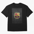 barcelona Oversized T-Shirt Follow the Road to FIFA World Cup 2026 USA Canada Mexico with Messi, Neymar and Mbappe, England and Germany Energy, Championship Spirit, Famous Goals, Roaring Crowds and International Football Unity; Built for Supporters