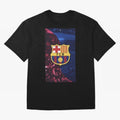 barcelona Classic T-Shirt Represent Football Lovers during Global Football Passion for FIFA World Cup 2026, Featuring Neymar, Haaland and Cristiano Ronaldo, England and Germany, Championship Spirit, Famous Goals, Roaring Crowds and International