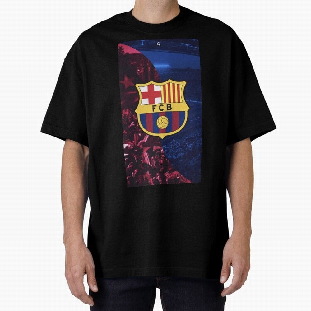 barcelona Classic T-Shirt Represent Football Lovers during Global Football Passion for FIFA World Cup 2026, Featuring Neymar, Haaland and Cristiano Ronaldo, England and Germany, Championship Spirit, Famous Goals, Roaring Crowds and International