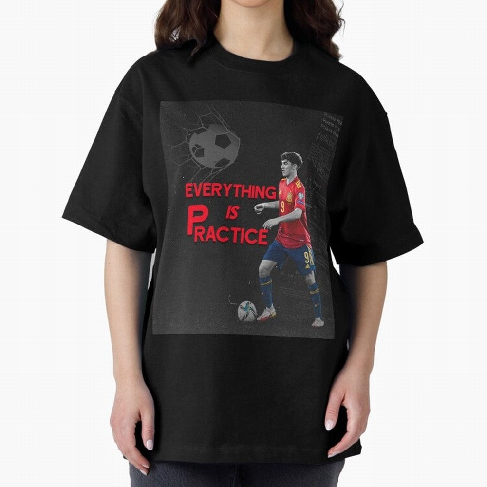 Pablo Gavi Oversized T-Shirt Build Global Football Passion for FIFA World Cup 2026 USA Canada Mexico, Centered on Haaland and Mbappe, England and Germany, Stadium Chants, National Pride, Trophy Dreams and Unforgettable Football Memories; Great for