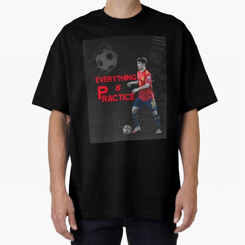 Pablo Gavi Oversized T-Shirt Build Global Football Passion for FIFA World Cup 2026 USA Canada Mexico, Centered on Haaland and Mbappe, England and Germany, Stadium Chants, National Pride, Trophy Dreams and Unforgettable Football Memories; Great for