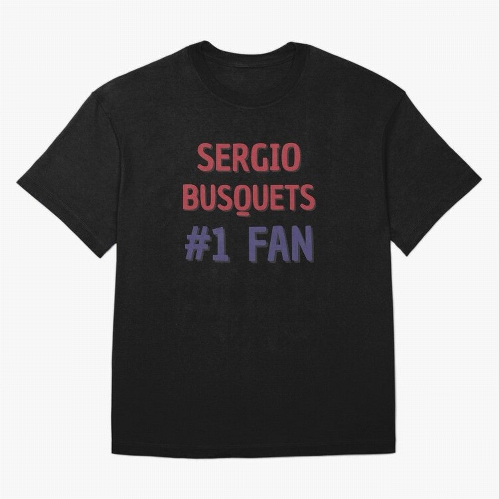 Sergio Busquets #1 Fan Essential T-Shirt Fuel the FIFA World Cup 2026 Journey through Messi, Neymar and Mbappe Highlights, England, France and Netherlands Pride, Retro Football Energy, Iconic Rivalries, Trophy Chase Drama and Stadium Atmosphere;